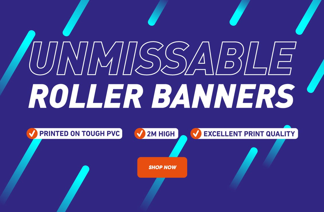 Unmissable roller banners for engineering & manufacturing businesses from The Print Room, Bolton
